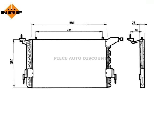 Acessar a peça Condensador de climatização