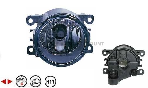 Acessar a peça Projetor de névoa h11