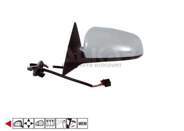 Acessar a peça Espelho esquerdo eletrico, asferico, termico, primario, guarda lamatible, com memoria
