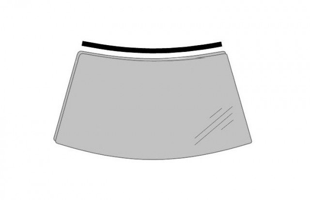 Acessar a peça Friso para-brisas superior