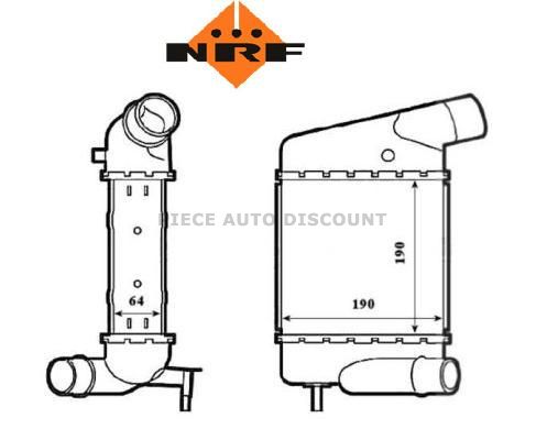 Acessar a peça Resfriador do trocador de ar turbo