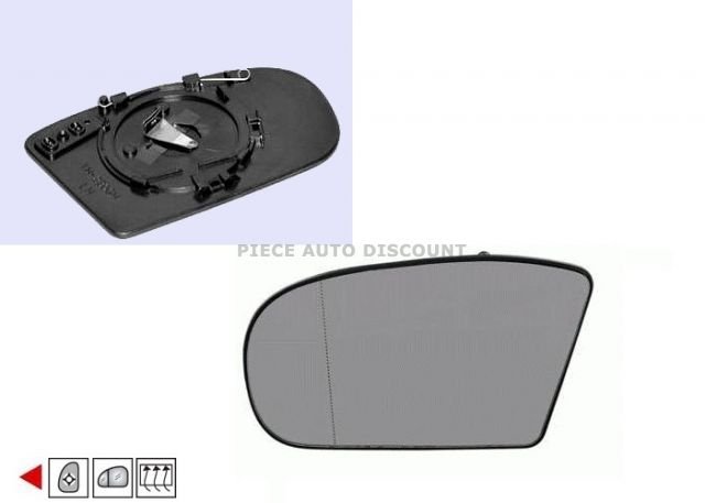 Acessar a peça Vidro com suporte esquerdo asferico, termico