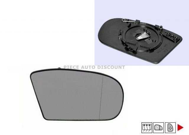 Acessar a peça Vidro com suporte direito asferico, termico