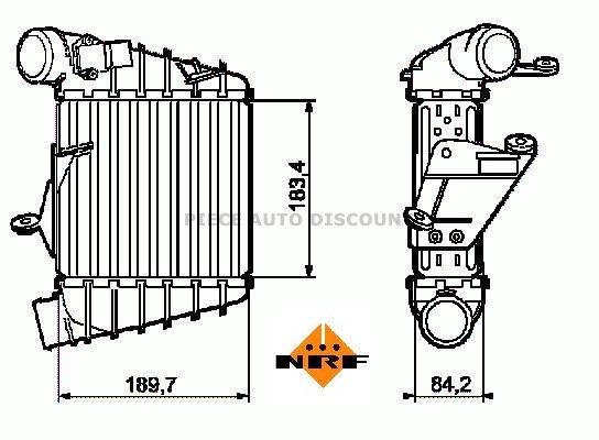 Acessar a peça Resfriador intercooler turbo ar 1.4l tdi - 1.9l tdi