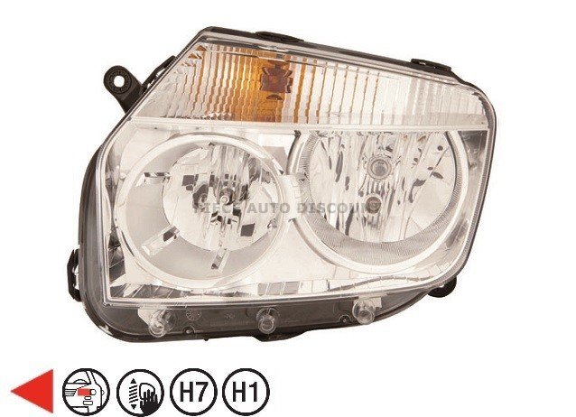 Acessar a peça Farol esquerdo manual/eletrico base cromada h1+h7+py21w+w5w ->10/2013