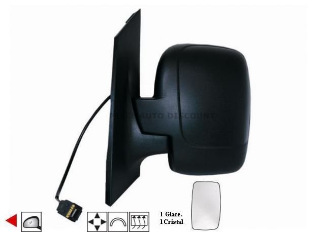 Acessar a peça Espelho elétrico esquerdo aquecido [1 vidro]