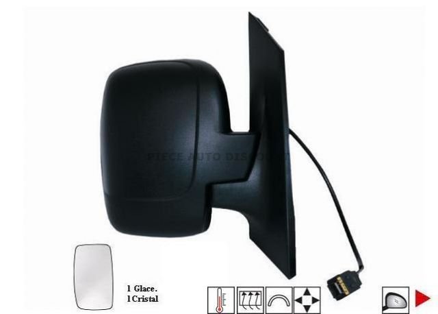 Acessar a peça Espelho direito eletrico, convexo, termico, sonda temperatura