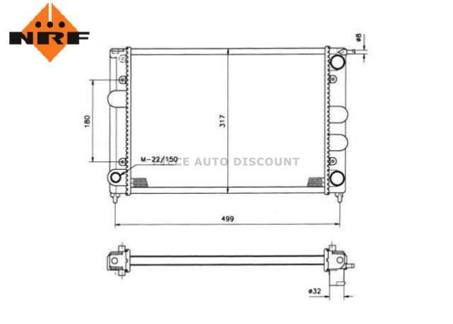 Acessar a peça Radiador a gasolina 1.6l - 1.8l gti 16v