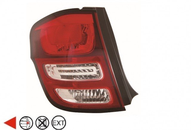 Acessar a peça Farolim traseiro exterior do lado esquerdo