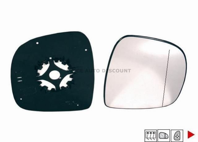 Acessar a peça Vidro com suporte direito asferico, termico, & vito