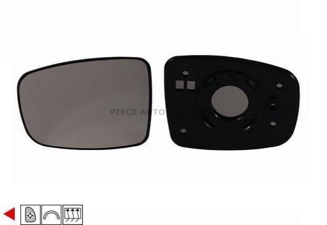 Acessar a peça Vidro + suporte do espelho retrovisor esquerdo térmico