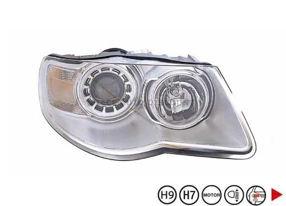 Acessar a peça H7+H9 farol direito elétrico