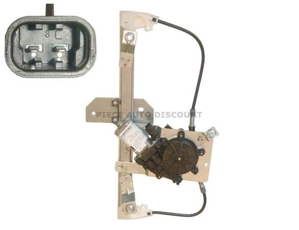 Acessar a peça Elevador vidro traseiro esquerdo eletrico com motor não confort 4 portas 2 pins