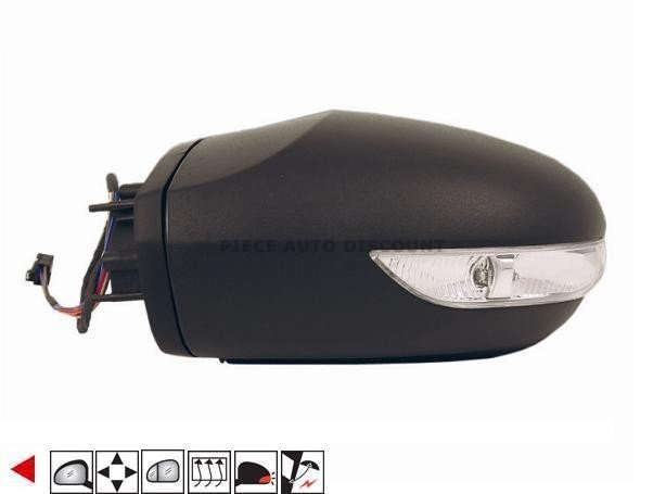 Acessar a peça Espelho esquerdo eletrico, asferico, termico, preparado, guarda lamatible, com pisca