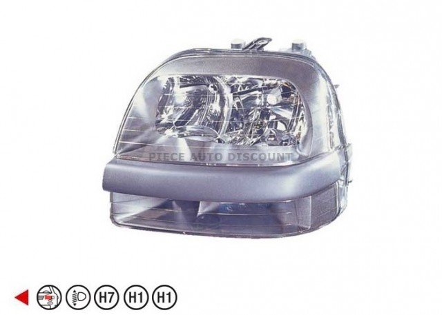 Acessar a peça Farol esquerdo H1+H7+H1