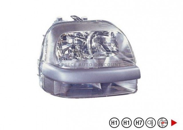 Acessar a peça Farol direito H1+H7+H1