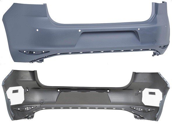 Acessar a peça Para choques traseiro preparado com buracos sensores sem buracos assistente estacionamento