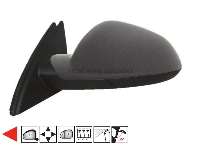 Acessar a peça Espelho esquerdo eletrico, asferico, termico, preparado, guarda lamatible, 9 pins