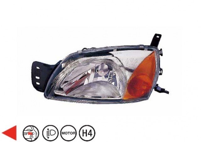 Acessar a peça Farol esquerdo H4