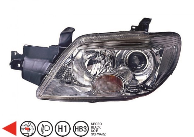 Acessar a peça Farol esquerdo eletrico base preta h1+hb3+w5w+wy21w