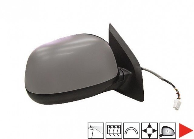 Acessar a peça Espelho direito eletrico, convexo, termico, preparado