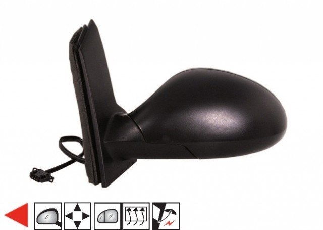 Acessar a peça Espelho esquerdo dobrável elétrica preparado [grande angular]