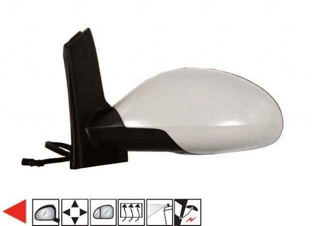 Acessar a peça Flip esquerdo aquecido elétrico preparado [grande angular]