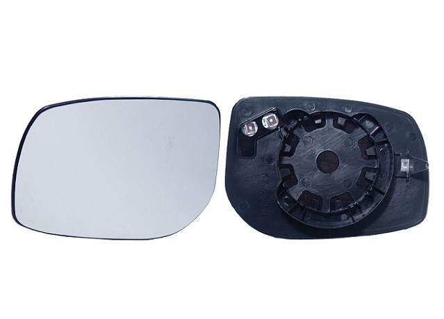 Vidro + suporte para espelho retrovisor esquerdo, convexo, aquecido