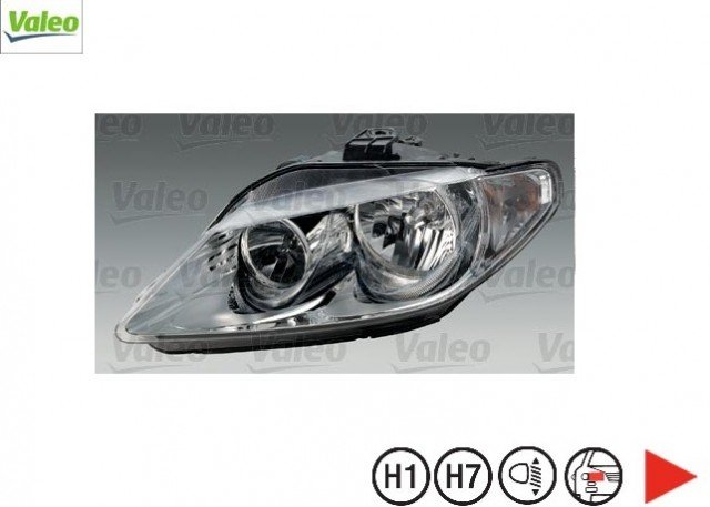 Acessar a peça Farol direito h1+h7 [valeo]