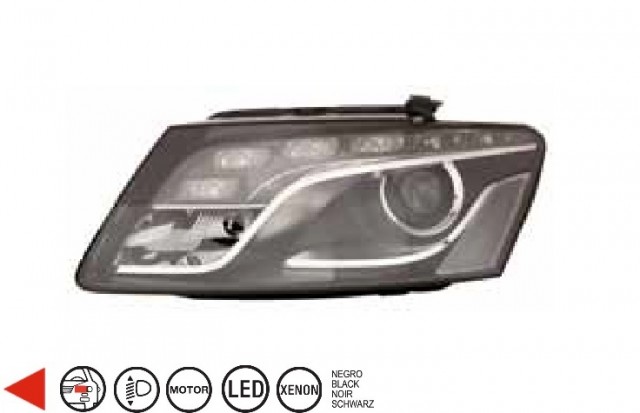 Acessar a peça Farol esquerdo led eletrico com motor/base preta d3s+ph24wy tipo k
