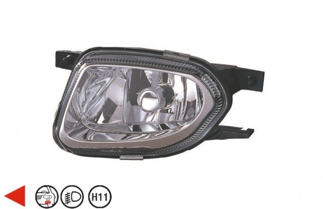 Acessar a peça Luz nevoeiro esquerdo h11