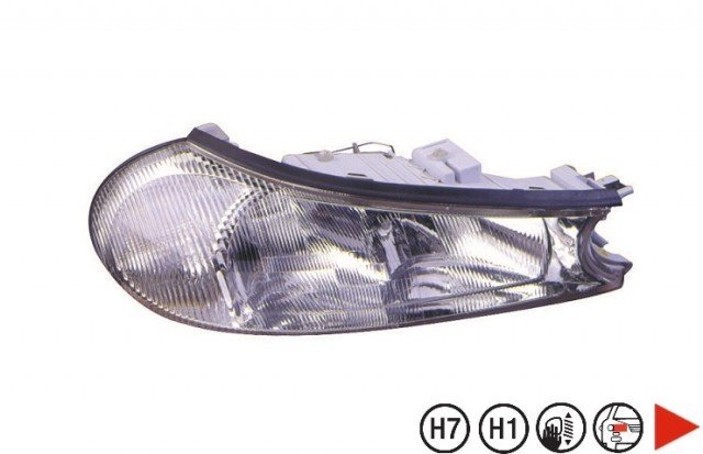 Acessar a peça Farol direito H1+H7 98->