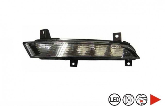 Acessar a peça Pisca frontal direito luz dedia led tipo z