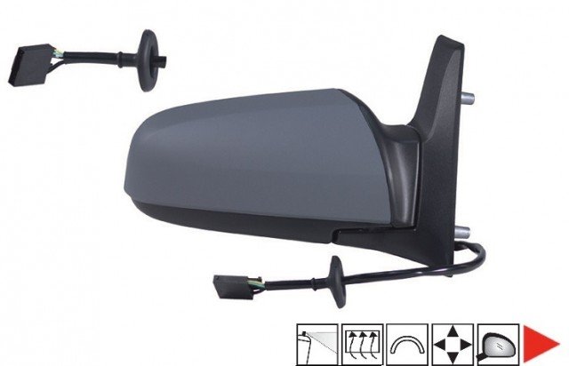 Acessar a peça Espelho direito eletrico, convexo, termico, preparado