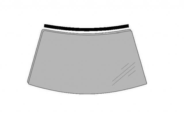 Acessar a peça Friso para-brisas superior