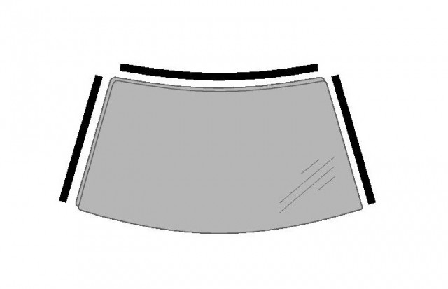 Acessar a peça Kit 3 frisos para-brisas