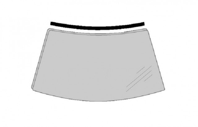 Acessar a peça Friso para-brisas superior