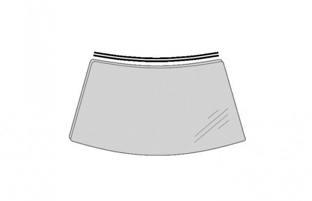 Acessar a peça Friso para-brisas superior