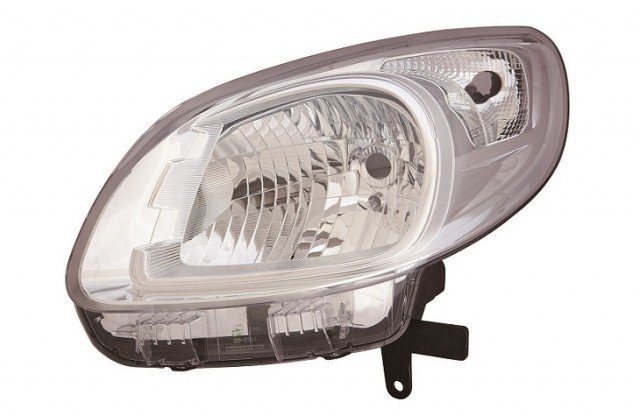 Acessar a peça Farol esquerdo eletrico base cromada h4+py21w+w5w tipo k