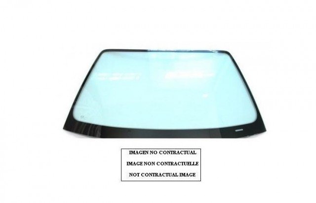 Acessar a peça Para-brisas verde controlo solar serigrafiado base espelho janela 3 portas/descapôtable