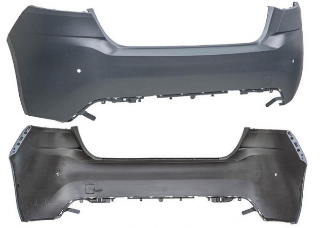 Acessar a peça Para choques traseiro preparado com buracos sensores