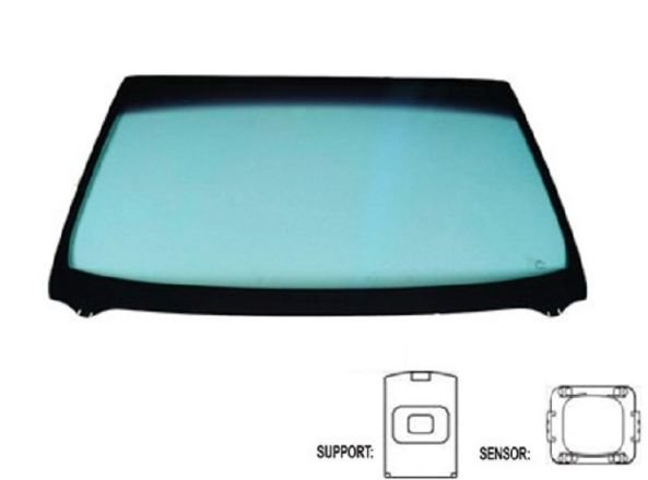 Acessar a peça Sensor de controle solar do para-brisas com tonalidade verde