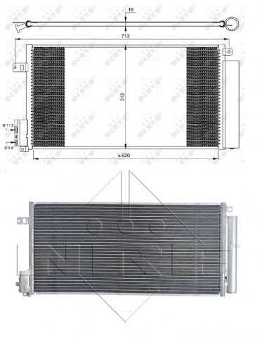 Acessar a peça Condensador ar condicionado 1.4l - 1.3ld - 1.9ld