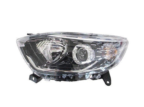 Acessar a peça Farol esquerdo h1+h1 eletrico base preta com perfil cromado tipo a com motor