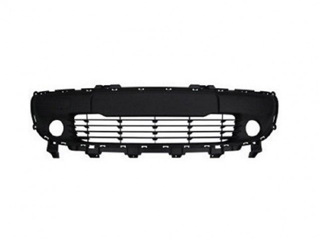 Acessar a peça Grelha central para choques frente preta com buracos nevoeiro
