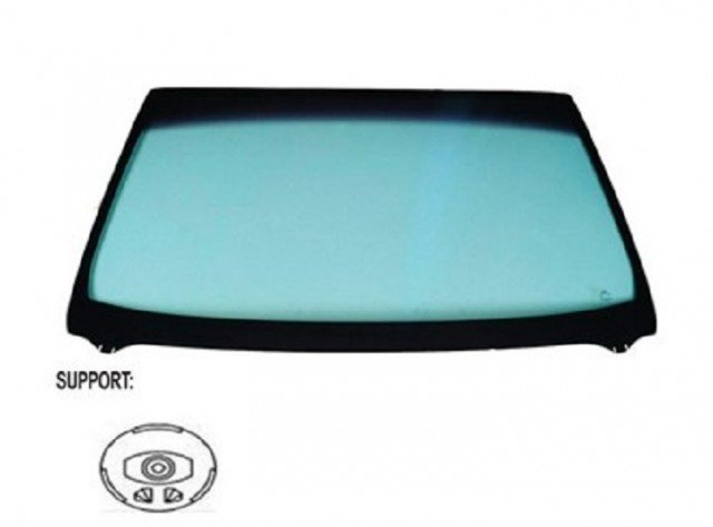 Acessar a peça Para-brisas tingido de verde