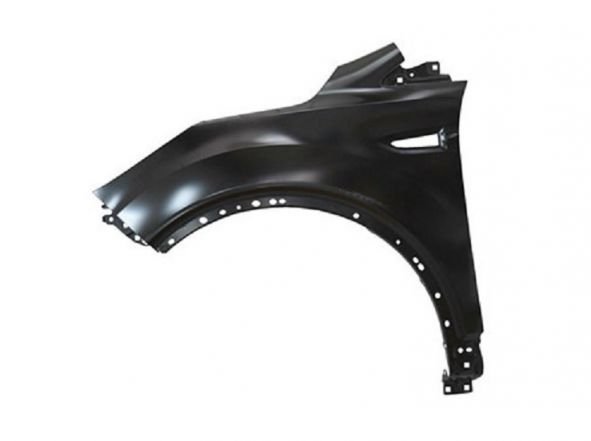 Acessar a peça Guarda lama frente esquerda com buracos embelezador cromadocom buracos aba guarda lama