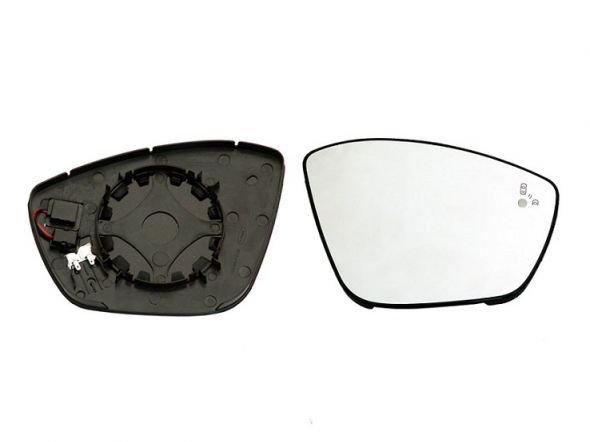 Acessar a peça Vidro + suporte espelho direito aquecido [lateral]