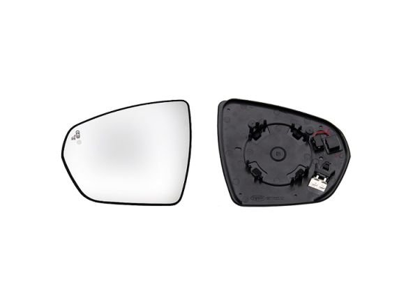 Acessar a peça Vidro + suporte espelho esquerdo aquecido [lateral]