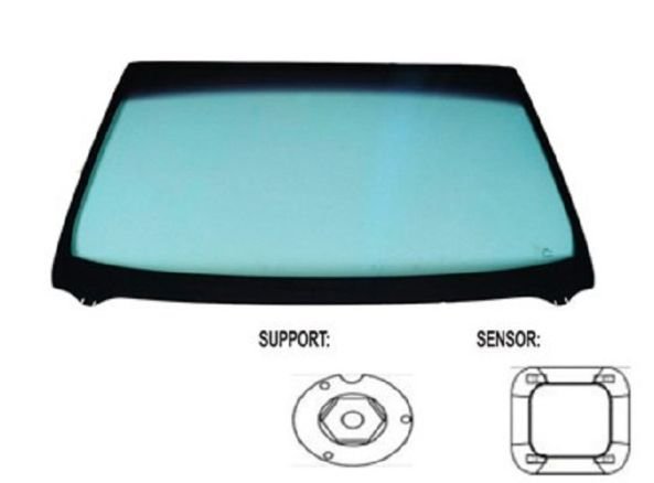 Acessar a peça Sensor de controle solar do para-brisas com tonalidade verde